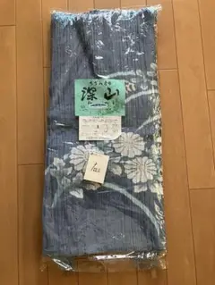 ちぢみ　座布団カバー　深山　八端判　麻入り　5枚組