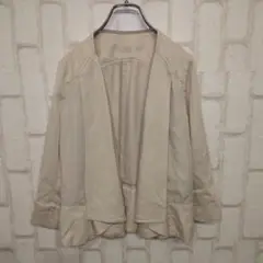 良品✨Dendrobium デンドロビウム ノーカラージャケット ベージュ XS