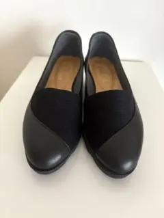 VITA NOVA 本革 ストレッチカジュアルパンプス 22.5 BARCLAY