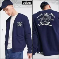 希少品adidas メンズメトロオリジナルス　ブラックカーディガン 2XL adidas Originals アディダス カーディガン メンズ メトロ