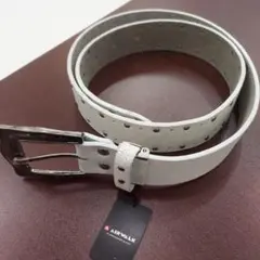 新品タグ付き　AIRWALK スタッズ付きホワイトベルト