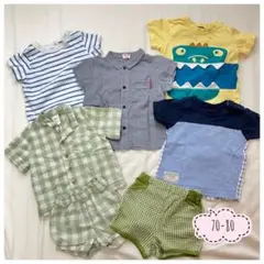 【ベビー服セット】 70-80サイズ 男の子 7点セット　H&M他
