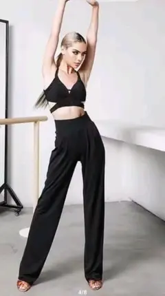 zymハイウエスト パンツ