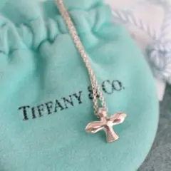 美品✨レア✨Tiffany & Co. シルバー バードクロスネックレス