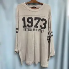 GLOBAL WORK 1973 ESTABLISHMENT 長袖カットソー