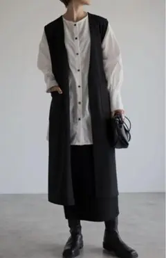 【新品】(ロジB)BONJOUR SAGAN フロントポケットジレ