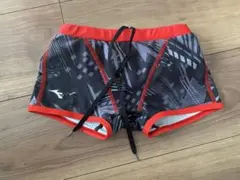 Mizuno 水着 130サイズ ブラック/レッド