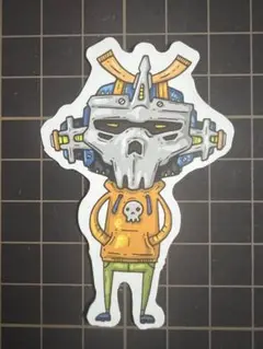 防水ステッカー シール ドクロ ガイコツ
