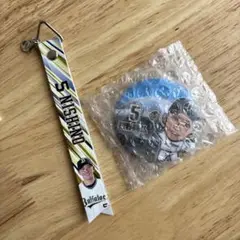 【新品未使用】西野真弘　ボンフィンキーホルダー　缶バッジ　セット