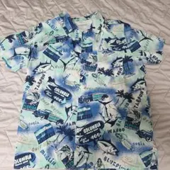 Columbia アロハシャツ 海洋テーマ