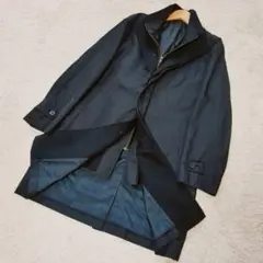 チャップスラルフローレン★美品★ステンカラーコート★ライナー付き★ブラック