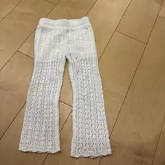 プティマイン　レース編みパンツ　100cm