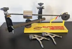 【中古】クリッパーメイト　ガット張り機　ストリングマシン クリッパーメイトテニスUSA製ガット張り機（ストリングマシン