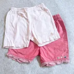 familiar ハーフパンツ 2枚セット