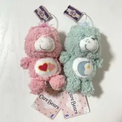 Care Bears ケアベア ふんわりマスコット　ぬいぐるみ 2種セット