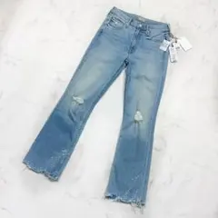【訳あり新品】MOTHER ダメージ 26 THE DUTCHIE ANKLE1