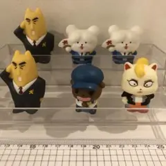 バンダイ　おしりたんてい ソフビマスコット　くびふとしけいじ　他　指人形　ソフビ