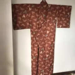 洗える着物蝶々柄