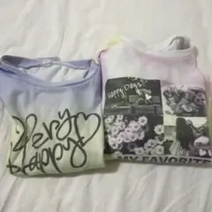 グラデーションTシャツセット（2枚）