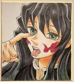 ファンアート 鬼滅の刃 時透無一郎 手描きイラスト 原画