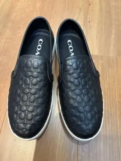 COACH(コーチ) ブラック スリッポン