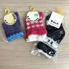 べべ　ベビー靴下セット 11-13cm 3足