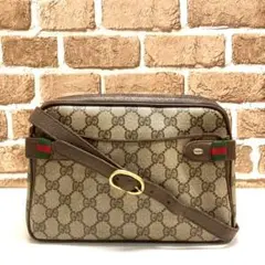 OLD GUCCI PVC シェリーライン ショルダーバッグ 4794