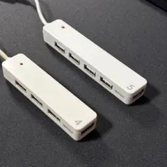 動作チェック済｜2個セット｜USB2.0ハブ 4ポート 5ポート HUB