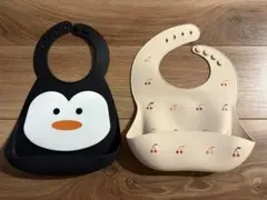 メイクマイデイ　make my day ペンギン　お食事エプロン　シリコン　ビブ