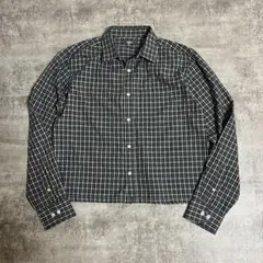OLD 短丈　ショート丈　チェックシャツ　cityboy 古着　ボックス