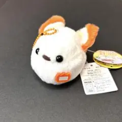 ふくふくシマエナガカラーバッジマスコット　オレンジ
