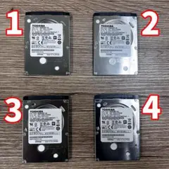 TOSHIBA HDD 1TB 4個セット