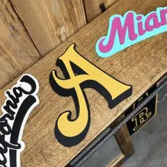 アルファベット サイン A 切り文字 看板 レターサイン USA ヴィンテージ