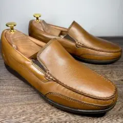 ◆Hawkins◆ホーキンス 25.0cm スリッポン レザー ブラウン