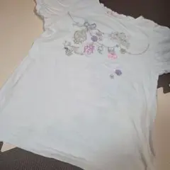 ❤メゾピアノ❤ 刺繍付きTシャツ 140