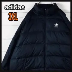 《希少》adidas アディダス　ダウンジャケット　オイルコーティング　4L 黒