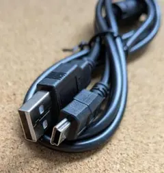 USBケーブル type Aオス <ー> type mini-Bオス