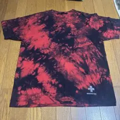 バーニングショーBERNINGS-SHO タイダイ Tシャツ L 赤系