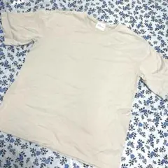 【オゾック ozoc 】ギザコットン　半袖Tシャツ　ベージュ