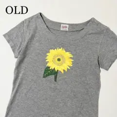 OLD Lipstar styles 向日葵 プリントTシャツ レディース
