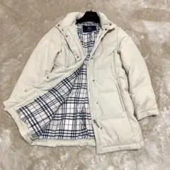 BURBERRY LONDON ダウンジャケット ノバチェック ベージュ