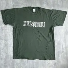 ヘルシンキ フィンランド カレッジ スタイル T シャツ