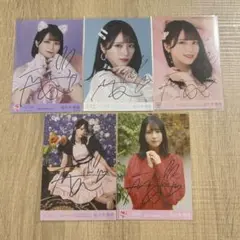 佐々木舞香　ツアー2023限定生写真ヒキ直筆サイン入りコンプセット イコラブ =LOVE アリーナツアー アリツア 佐々木舞香 直筆 ヒキ