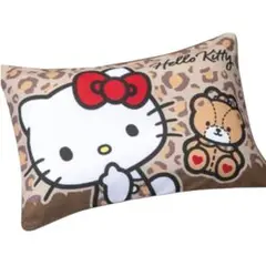 しまむら ハローキティ ヒョウ柄 枕カバー　43×63cm　タイニーチャム