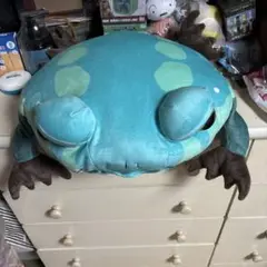 GIGO限定モチコとおおきなアメフクラカエルぬいぐるみミント