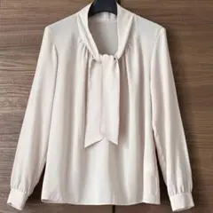 NEWYORKER ボウタイシフォンブラウス