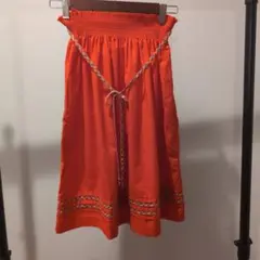 フランス　ギャザー　スカート