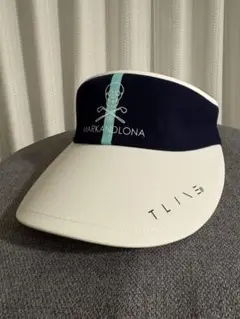 新品未使用　MARKANDLONA T-LINEバイザー ネイビー/ホワイト