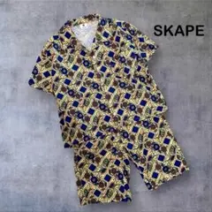 美品！　SKAPE　花柄ペイズリー　セットアップ　130cm