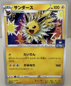 サンダース：ソード&シールド プロモカードパック第4弾 PROMO S-Pプロ…